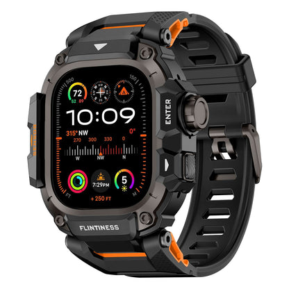 Rugged TPU Metal Band for Apple Watch