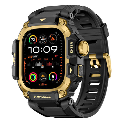 Rugged TPU Metal Band for Apple Watch
