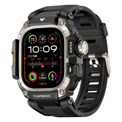 Rugged TPU Metal Band for Apple Watch