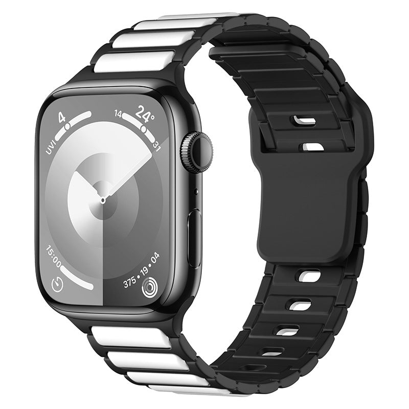 Rugged Two-Tone Silicone Band for Apple Watch