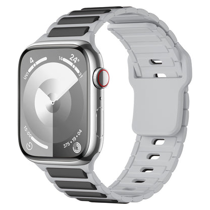 Rugged Two-Tone Silicone Band for Apple Watch