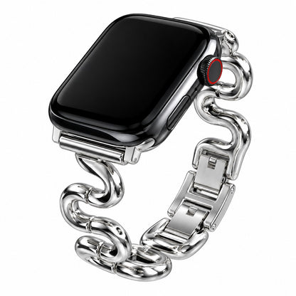 Sculpted S-Curve Metal Band for Apple Watch