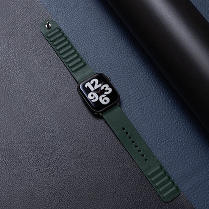 Single-Stud Magnetic Leather Band for Apple Watch