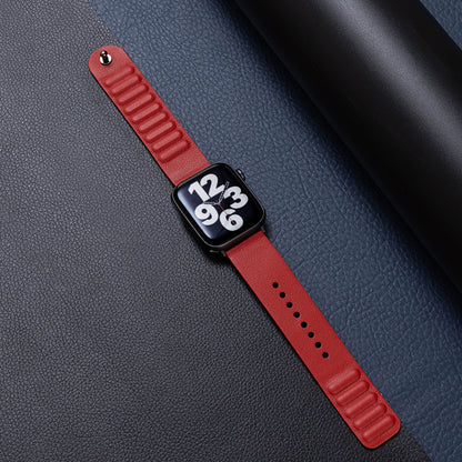 Single-Stud Magnetic Leather Band for Apple Watch