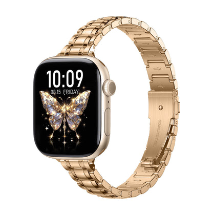 Slim Elegance Stainless Steel Link Band for Apple Watch