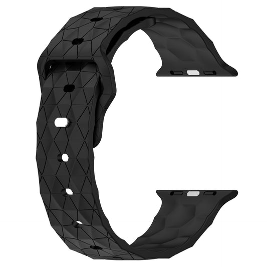 Soccer Pattern Silicone Watch Band for Apple Watch
