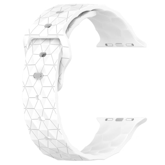 Soccer Pattern Silicone Watch Band for Apple Watch