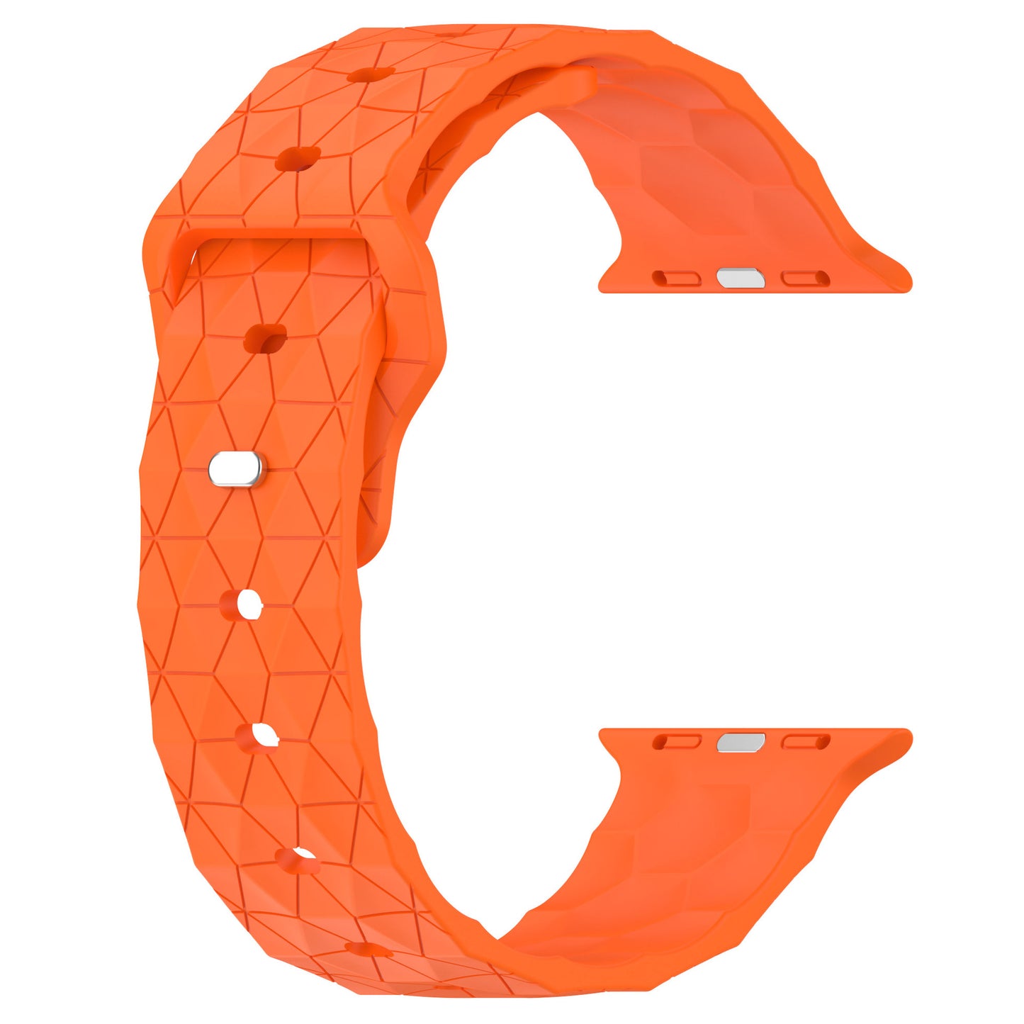 Soccer Pattern Silicone Watch Band for Apple Watch