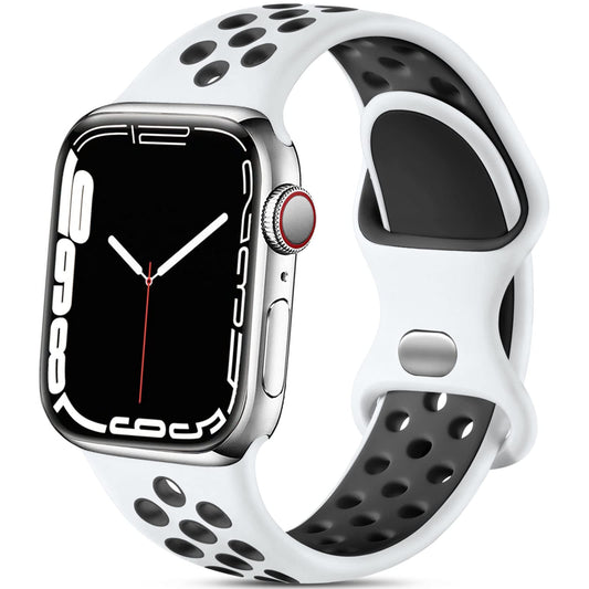 Soft Breathable Silicone Sport Band for Apple Watch