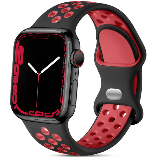 Soft Breathable Silicone Sport Band for Apple Watch