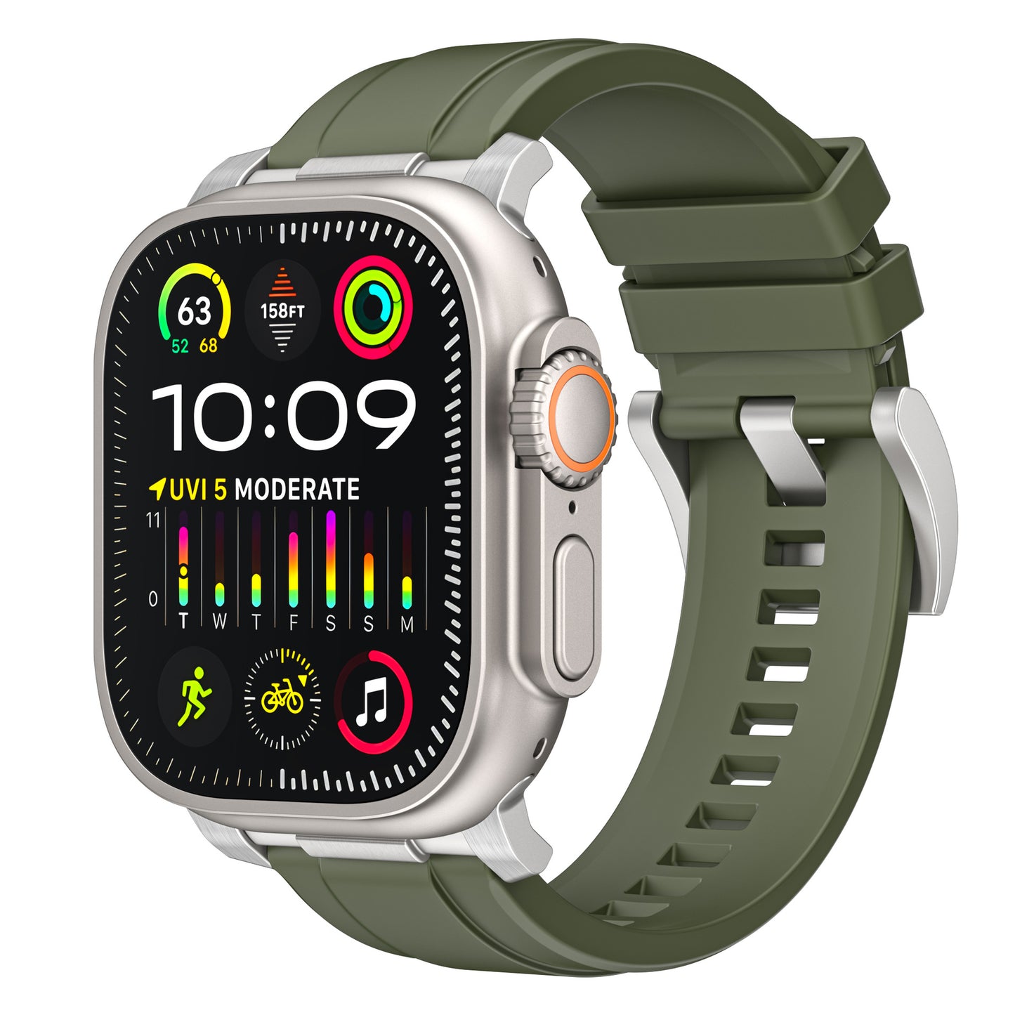 Soft Silicone Sport Strap for Apple Watch