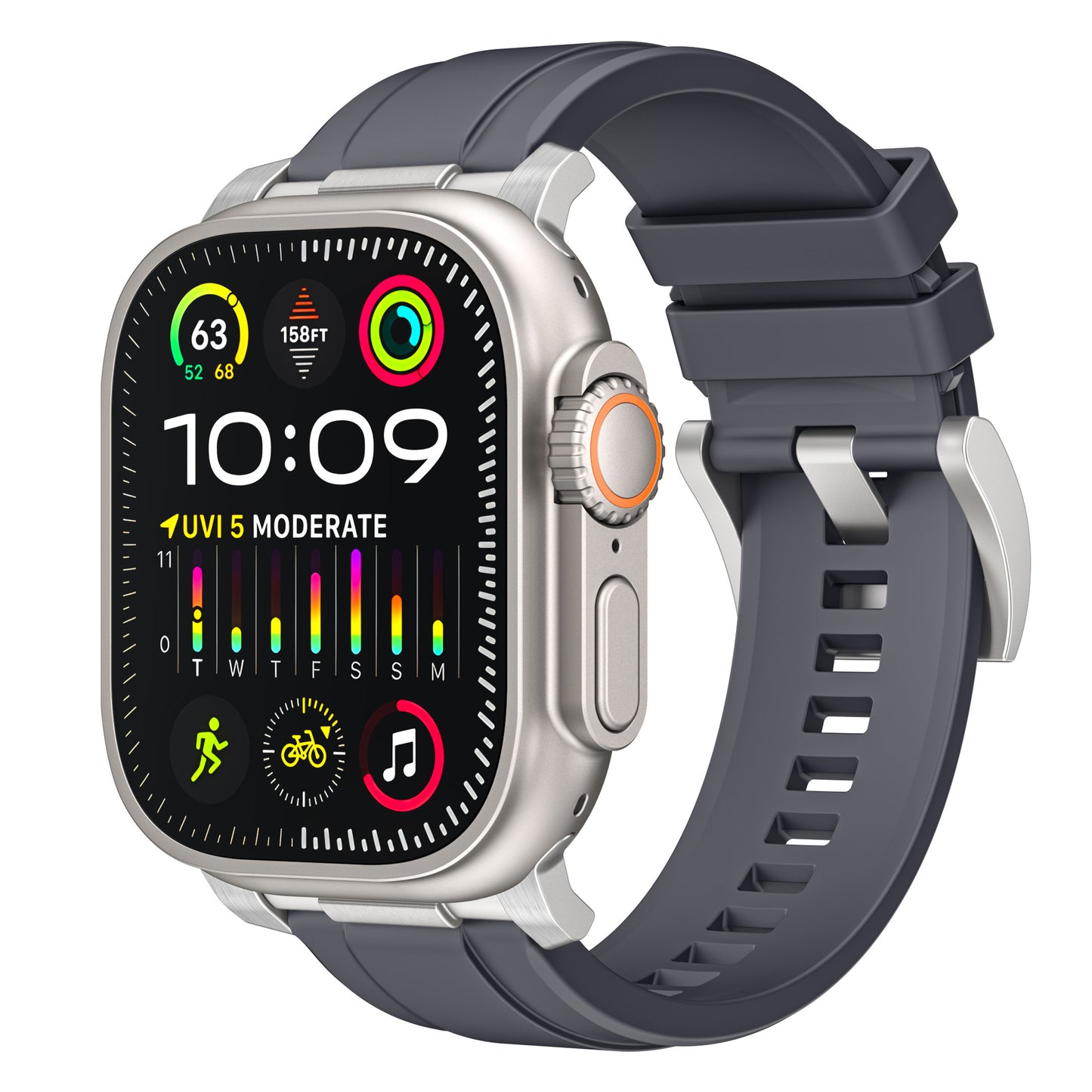 Soft Silicone Sport Strap for Apple Watch