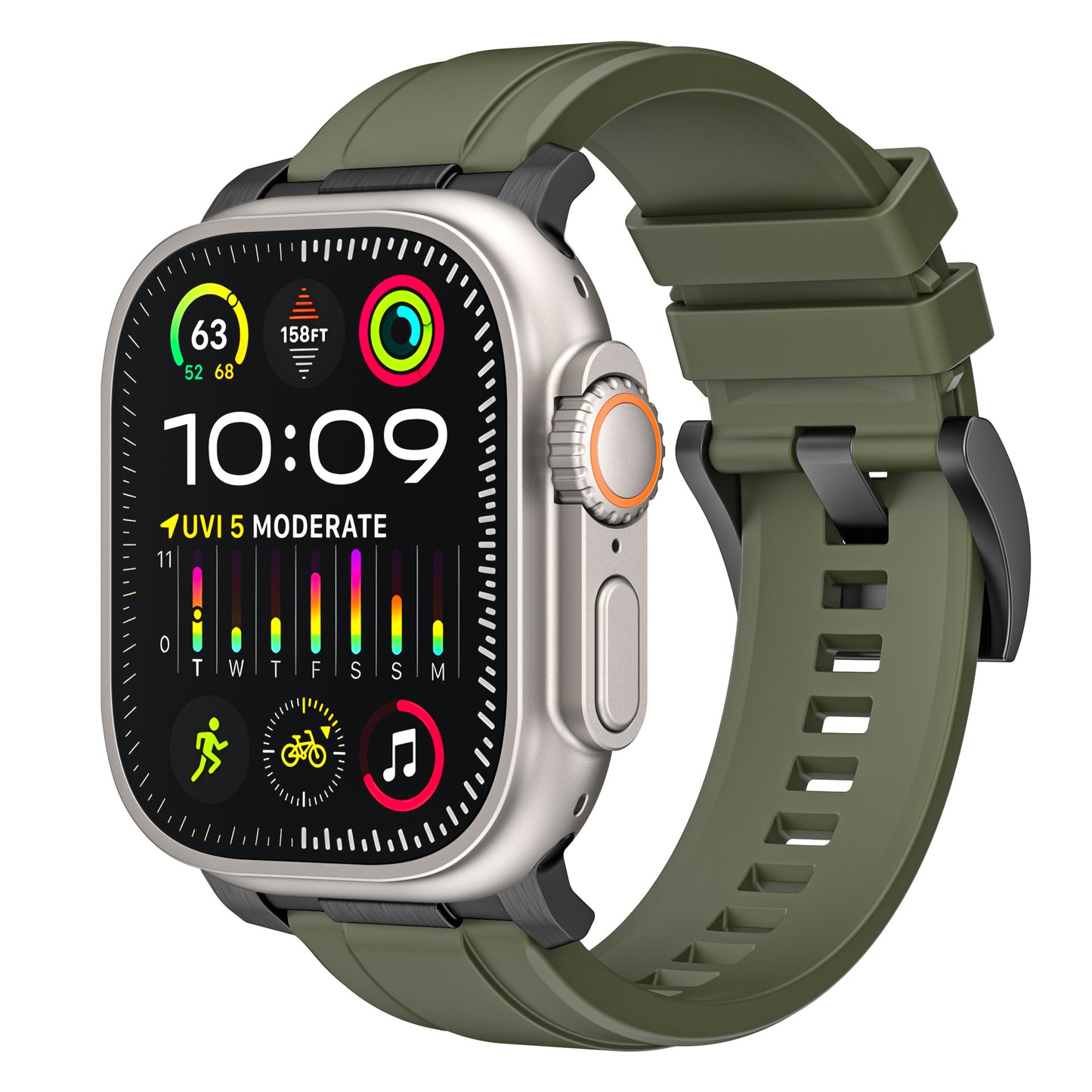 Soft Silicone Sport Strap for Apple Watch