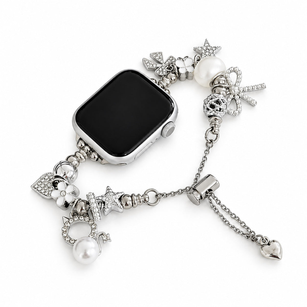 Sparkling Charm Beaded Bracelet Band for Apple Watch
