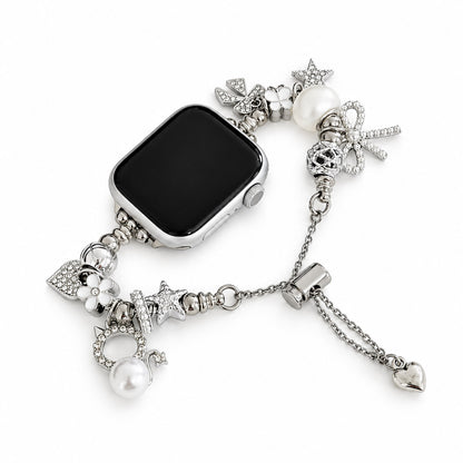 Sparkling Charm Beaded Bracelet Band for Apple Watch