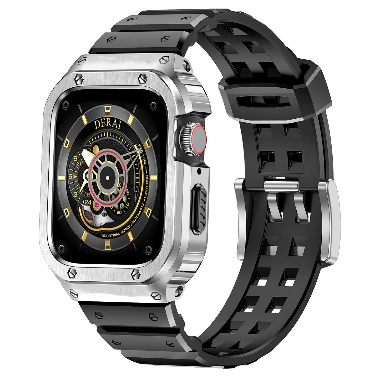 SteelGuard Square Case with TPU Band for Apple Watch