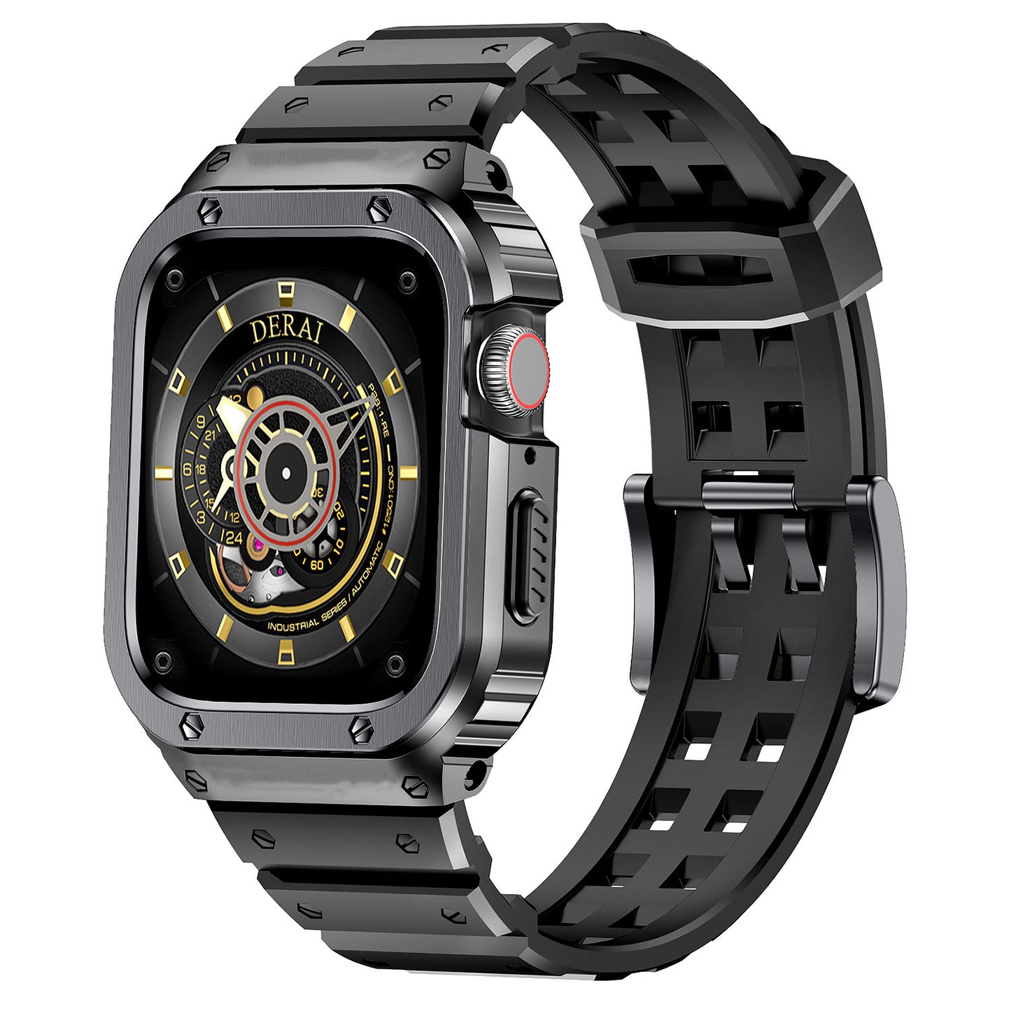 SteelGuard Square Case with TPU Band for Apple Watch