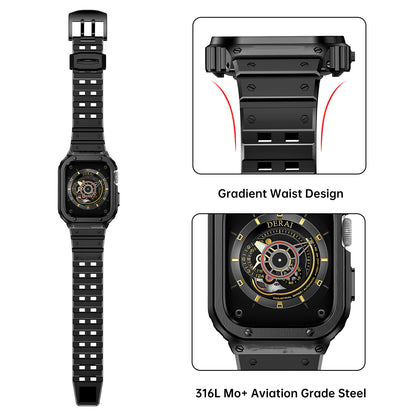 SteelGuard Square Case with TPU Band for Apple Watch