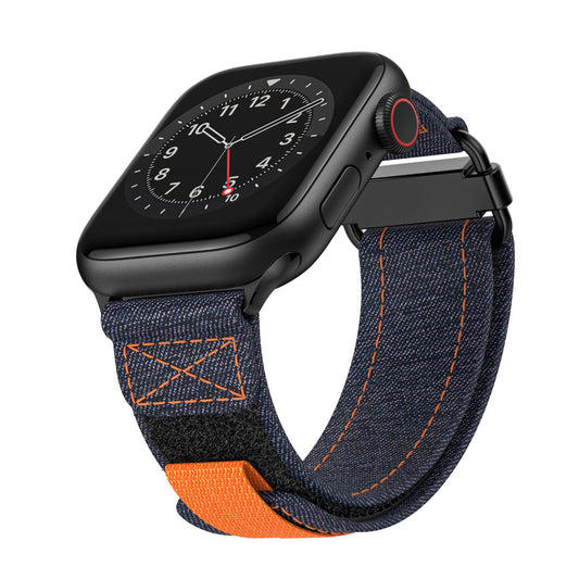 Stylish Loop Canvas Velcro Band for Apple Watch