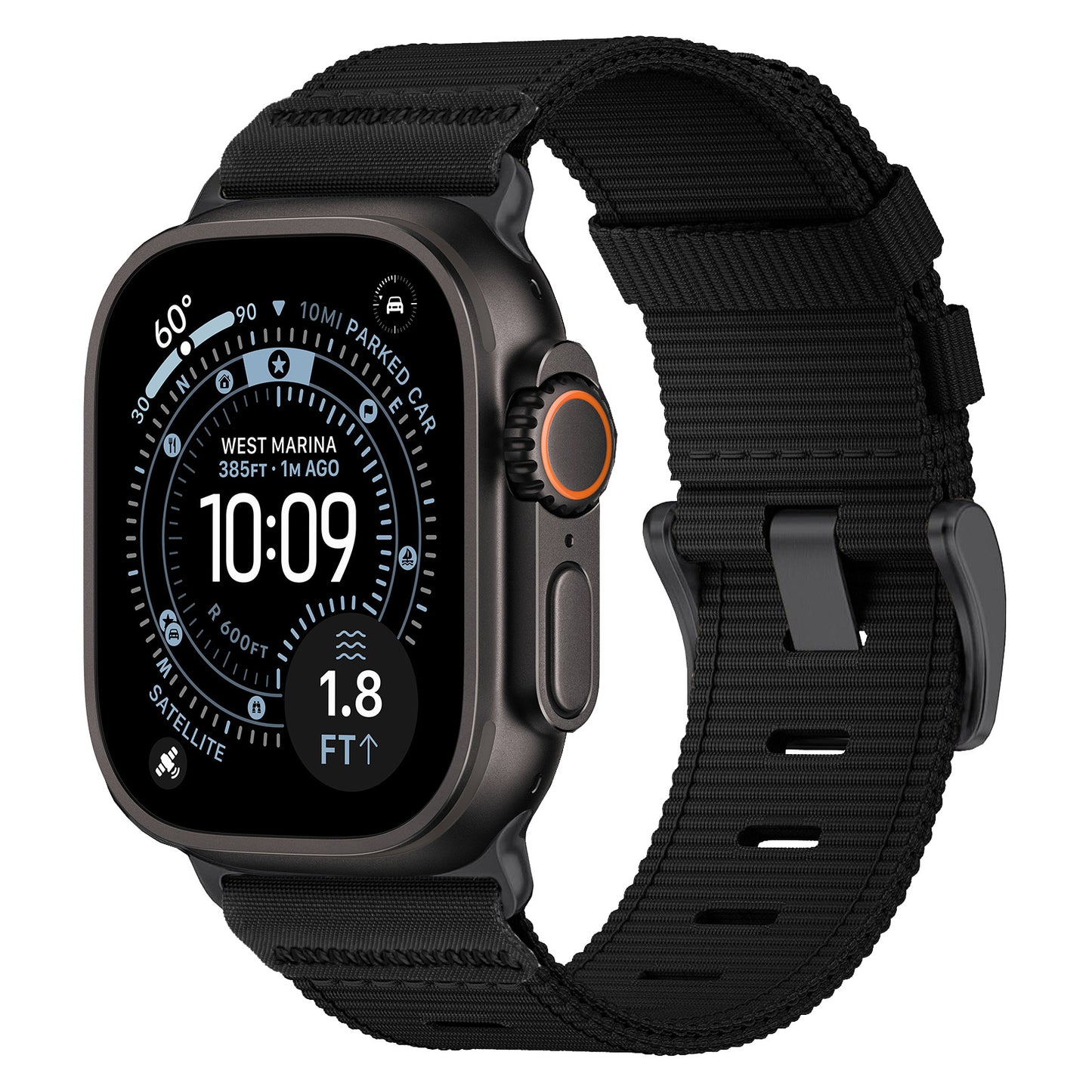 Tactical Nylon Band for Apple Watch – Durable Sport Strap