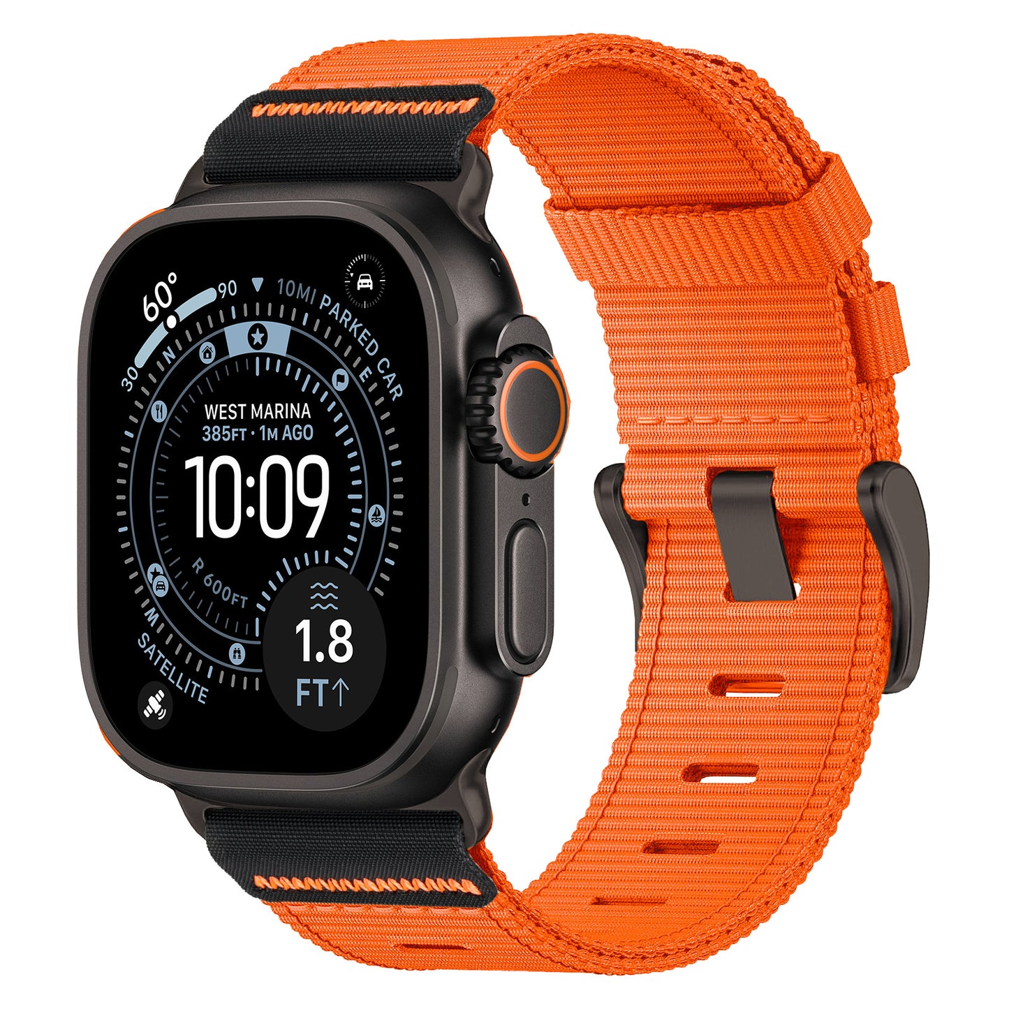 Tactical Nylon Band for Apple Watch – Durable Sport Strap