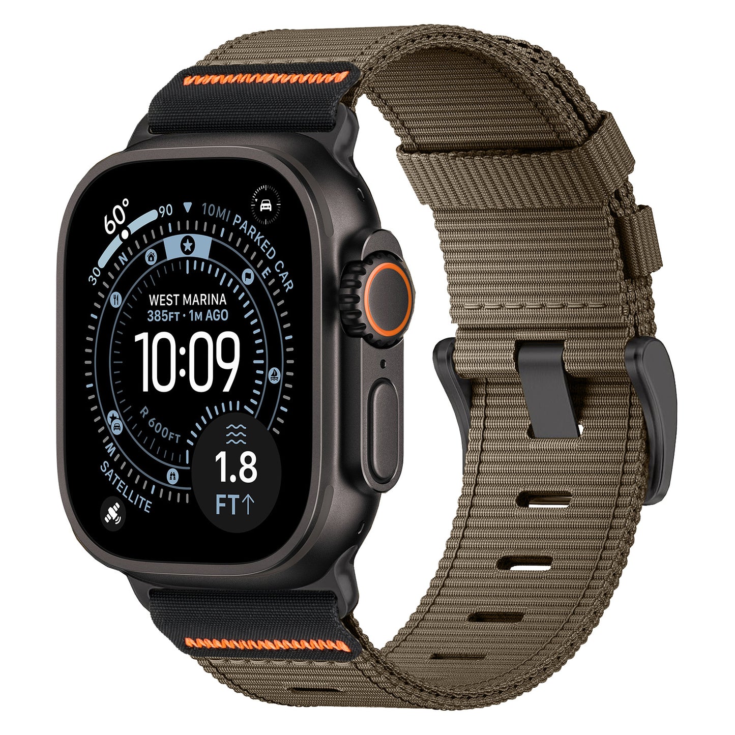 Tactical Nylon Band for Apple Watch – Durable Sport Strap