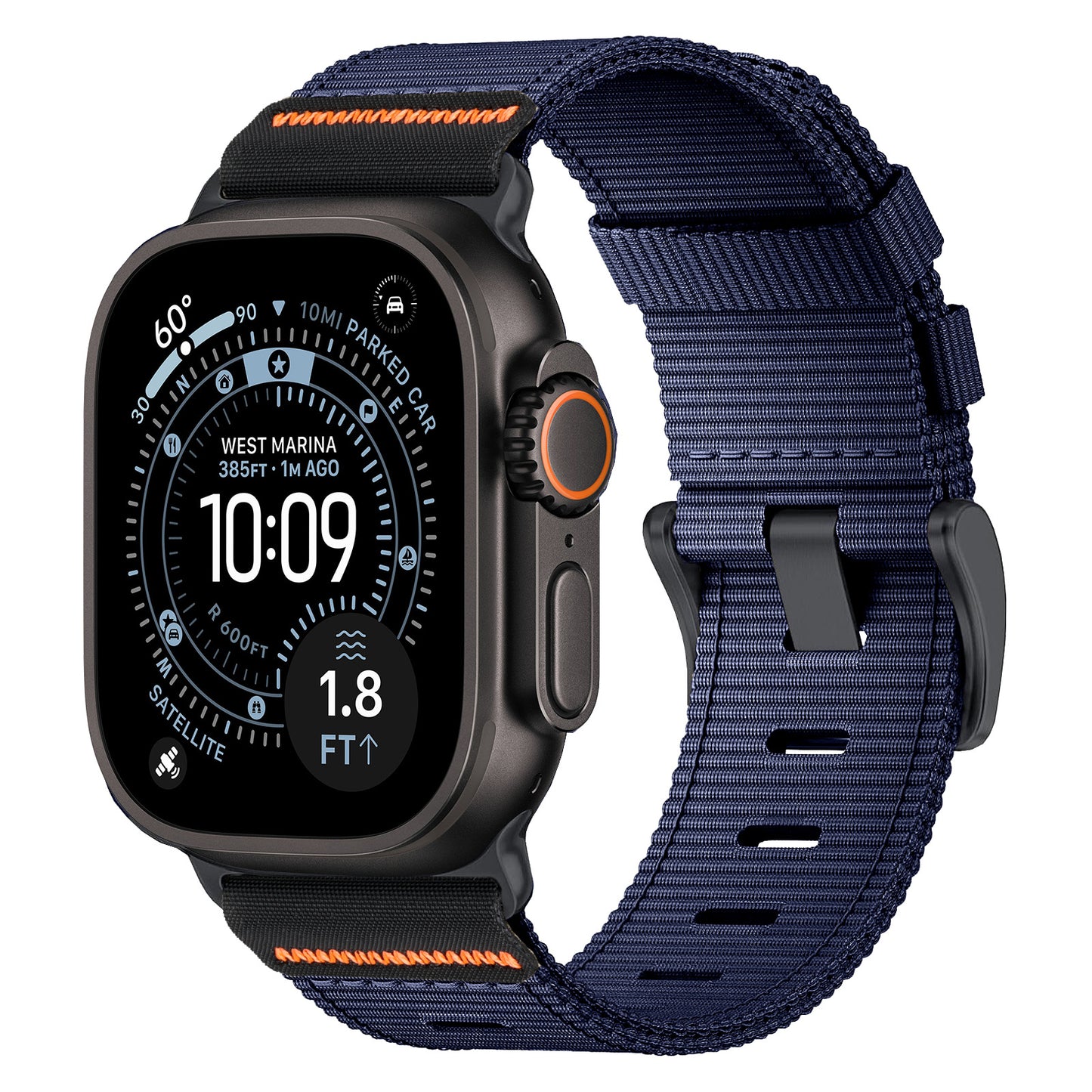 Tactical Nylon Band for Apple Watch – Durable Sport Strap