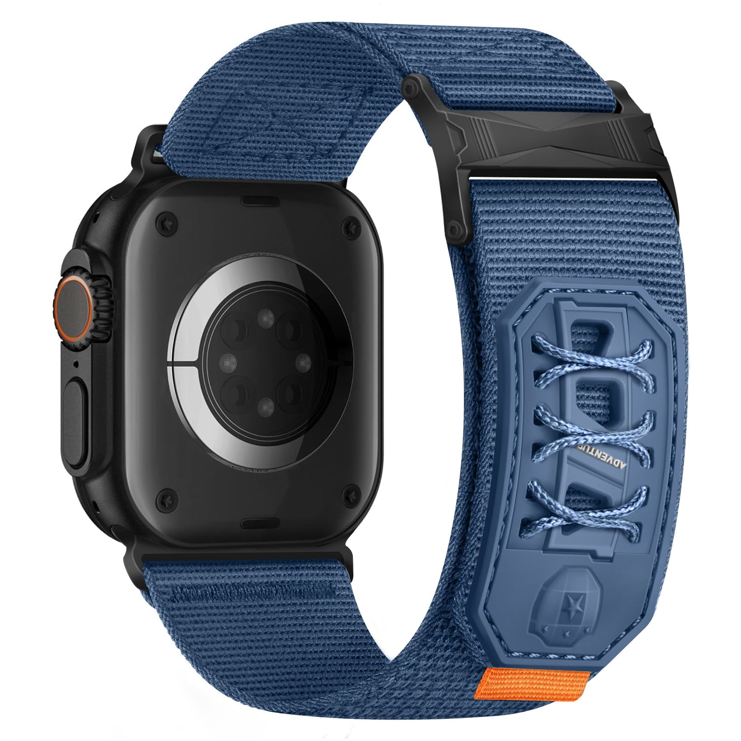 Tactical Nylon Loop Band for Apple Watch Rugged Outdoor Strap