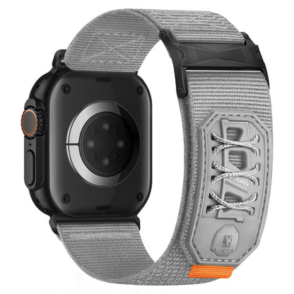 Tactical Nylon Loop Band for Apple Watch Rugged Outdoor Strap