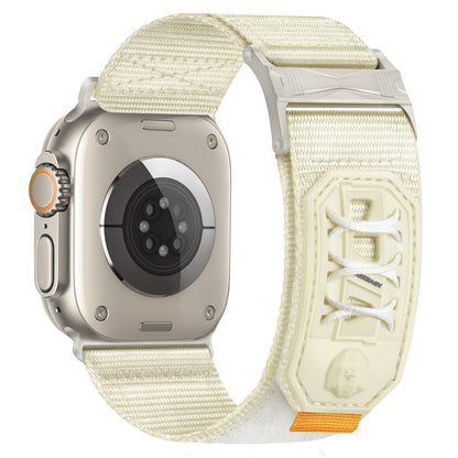 Tactical Nylon Loop Band for Apple Watch Rugged Outdoor Strap