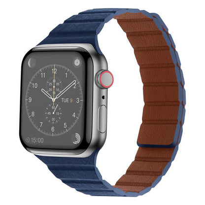 Textured Leather Magnetic Band for Apple Watch.