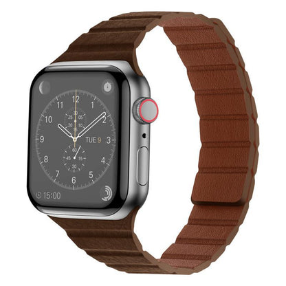 Textured Leather Magnetic Band for Apple Watch.