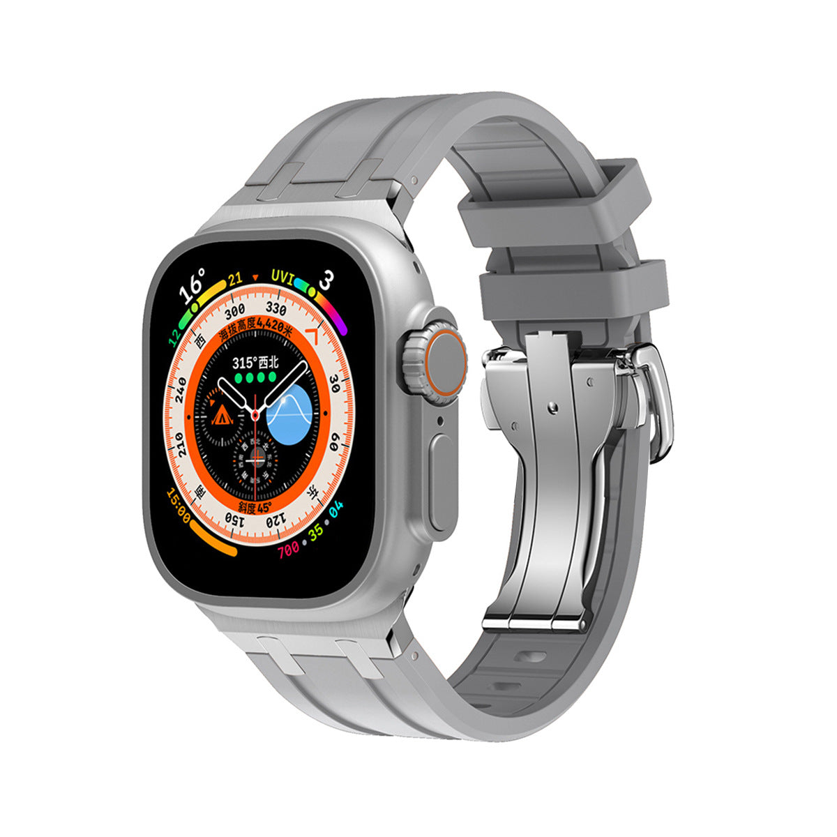 TitanEdge Silicone Band for Apple Watch Premium Sport Strap.