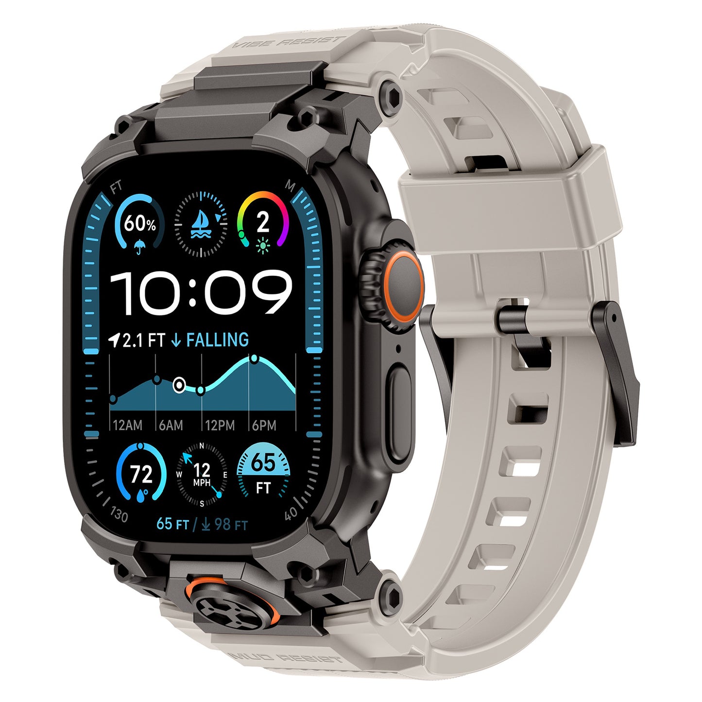 TitanGuard Armor Silicone Band for Apple Watch