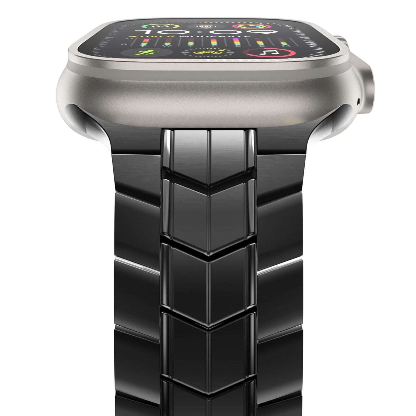 Titanium Armor-Link Band for Apple Watch