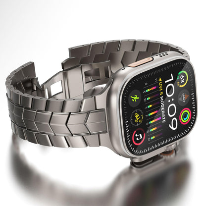 Titanium Armor-Link Band for Apple Watch