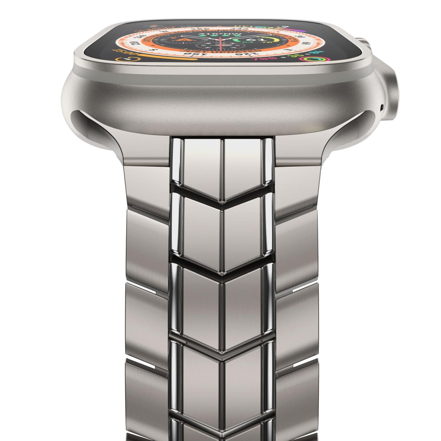 Titanium Armor-Link Band for Apple Watch