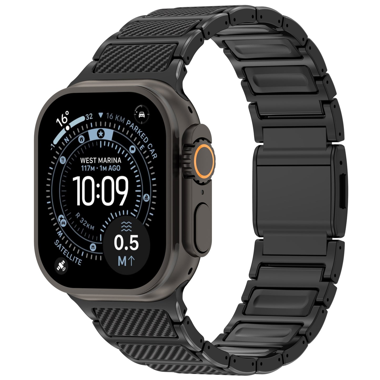 Titanium Carbon Fiber Band for Apple Watch
