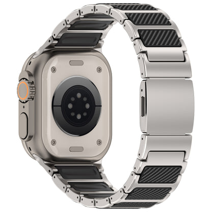 Titanium Carbon Fiber Band for Apple Watch