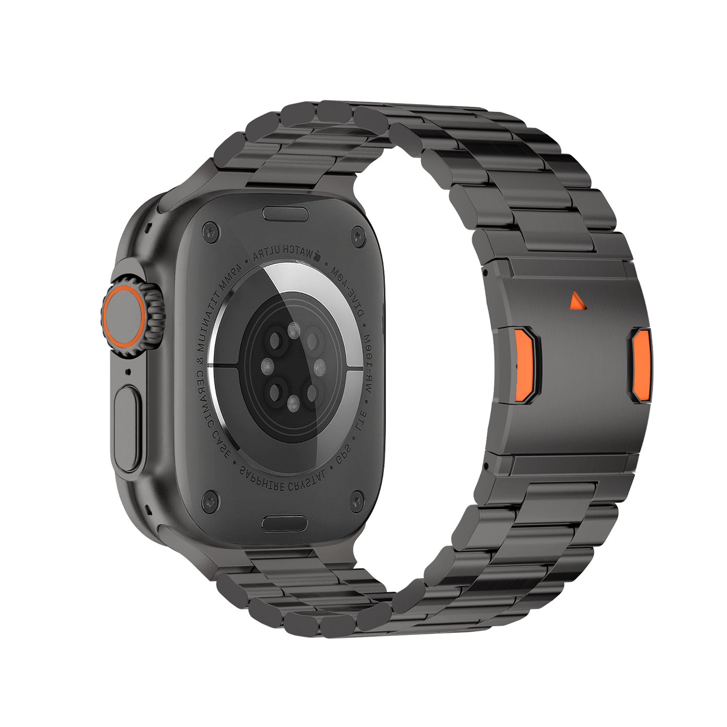 Titanium DLC Band for Apple Watch Hardened Metal Quick Release Strap.