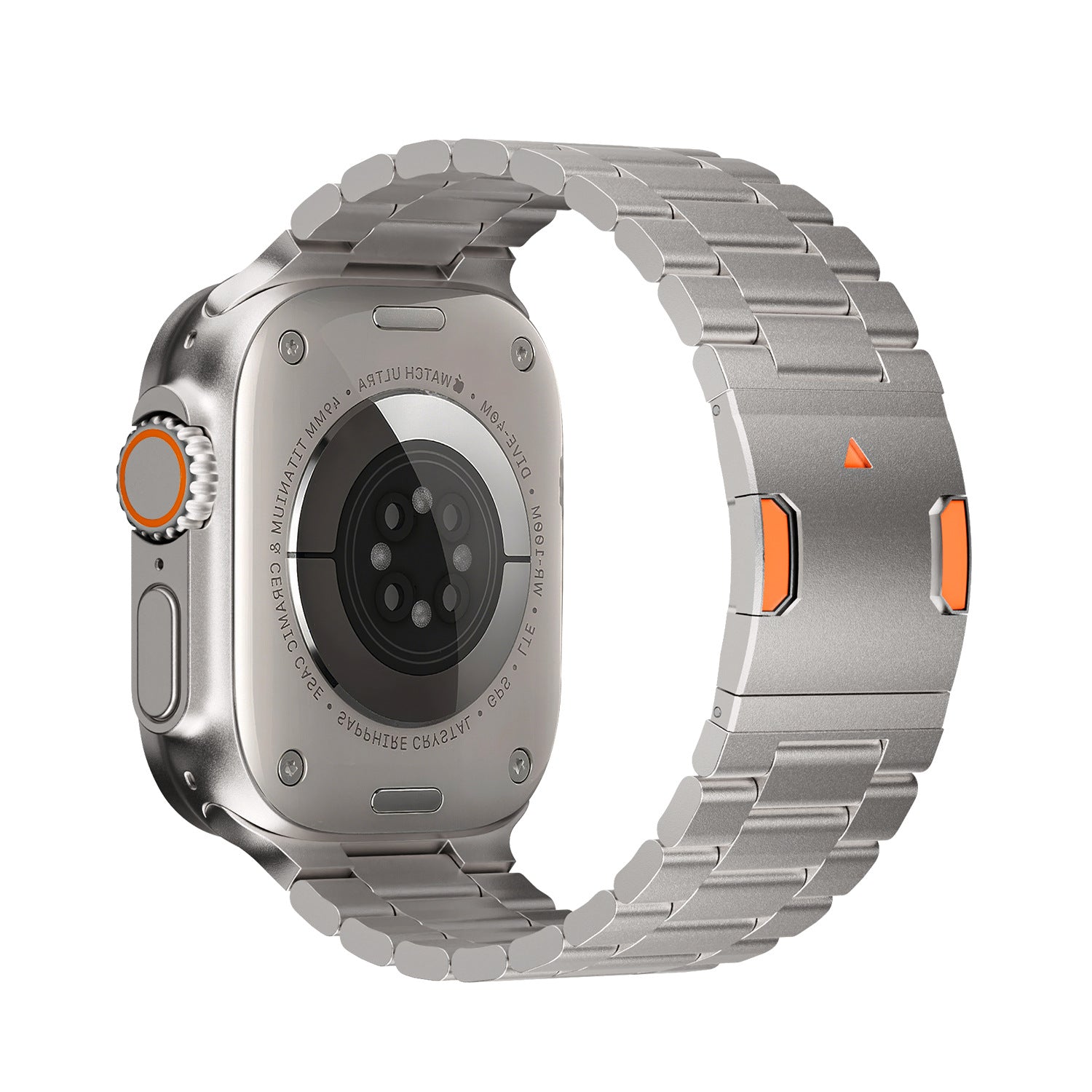 Titanium DLC Band for Apple Watch Hardened Metal Quick Release Strap.