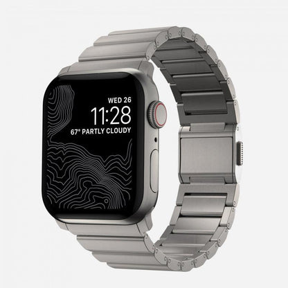 Titanium Linear-Link Band for Apple Watch