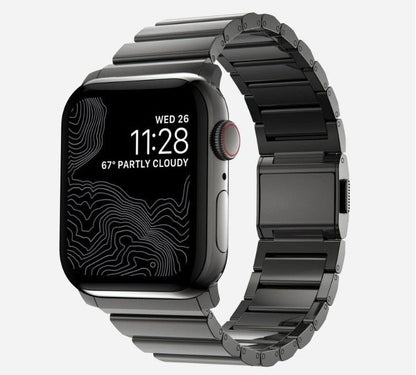 Titanium Linear-Link Band for Apple Watch