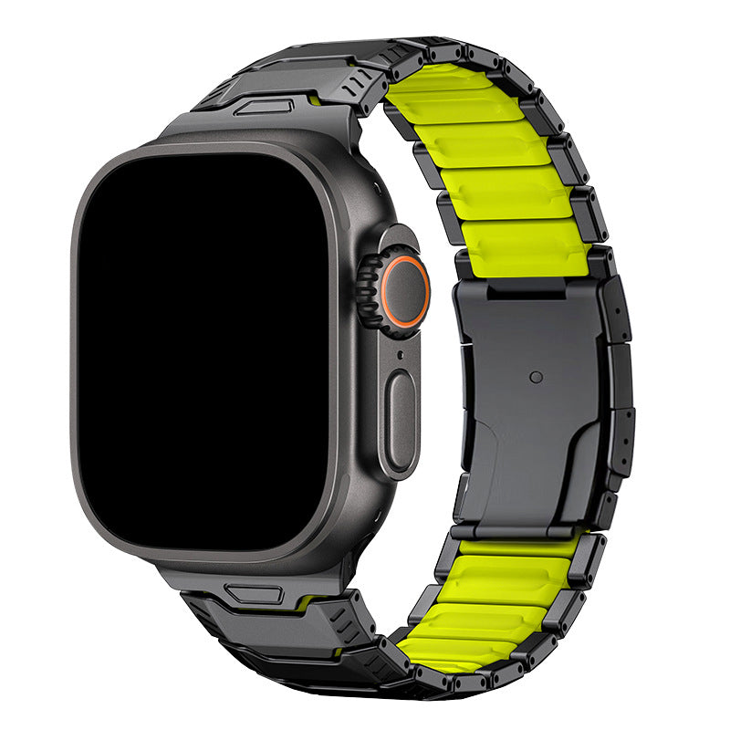 Titanium Sport Band for Apple Watch Ultra – Rugged Metal & Silicone Strap