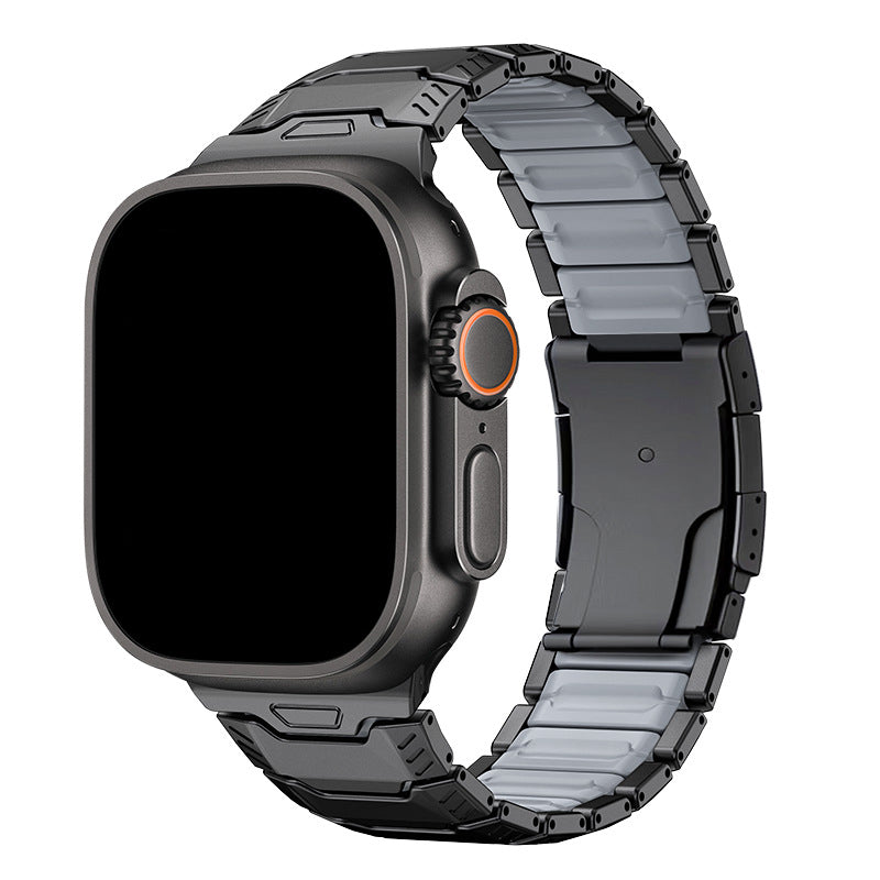 Titanium Sport Band for Apple Watch Ultra – Rugged Metal & Silicone Strap