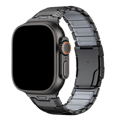 Titanium Sport Band for Apple Watch Ultra – Rugged Metal & Silicone Strap
