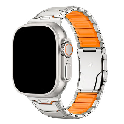 Titanium Sport Band for Apple Watch Ultra – Rugged Metal & Silicone Strap