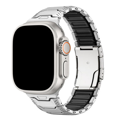Titanium Sport Band for Apple Watch Ultra – Rugged Metal & Silicone Strap