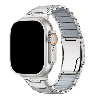 Titanium Sport Band for Apple Watch Ultra – Rugged Metal & Silicone Strap