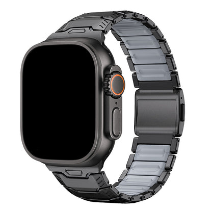 Titanium Sport Band for Apple Watch Ultra – Rugged Metal & Silicone Strap